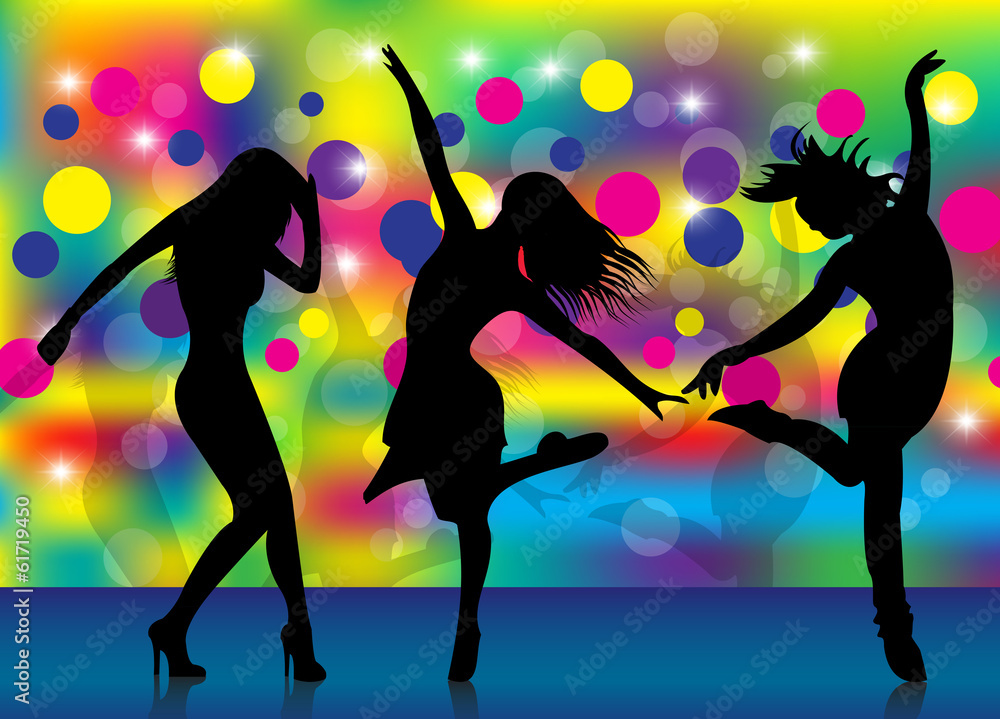 girls dance in a club 2