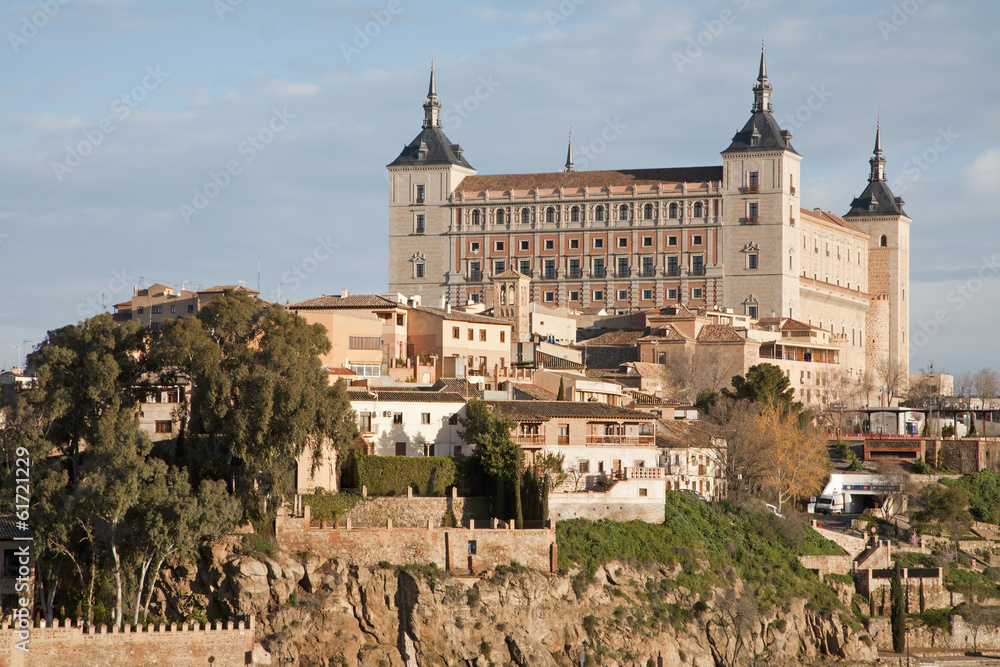 Toledo - Alcazar in morning light