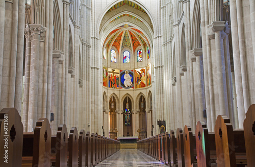 Madrid -  Santa Maria la Real de La Almudena cathedral © Renáta Sedmáková