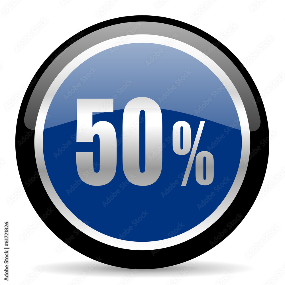 50 percent icon