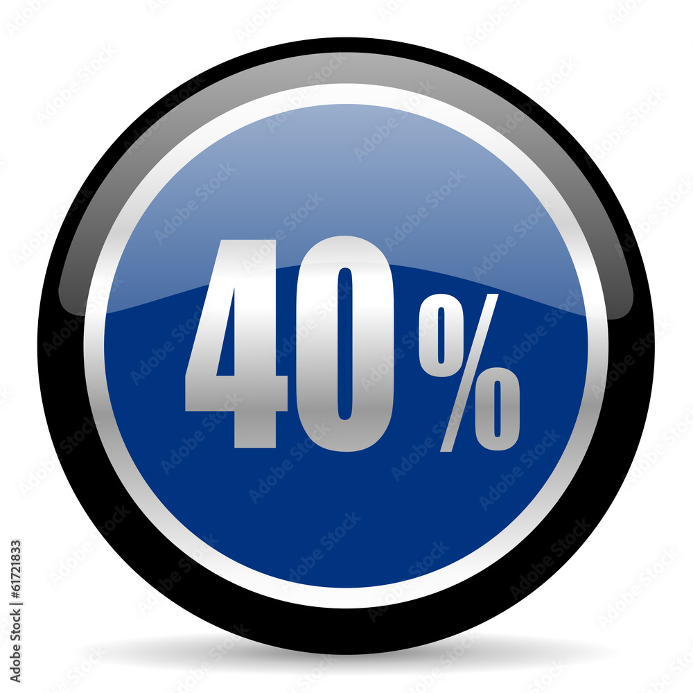 40 percent icon