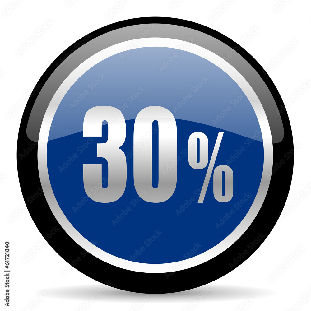 30 percent icon 30 percent icon