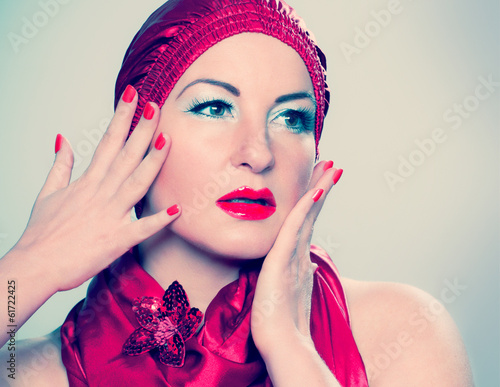 redcap 013/ retro portrait of a beautiful woman