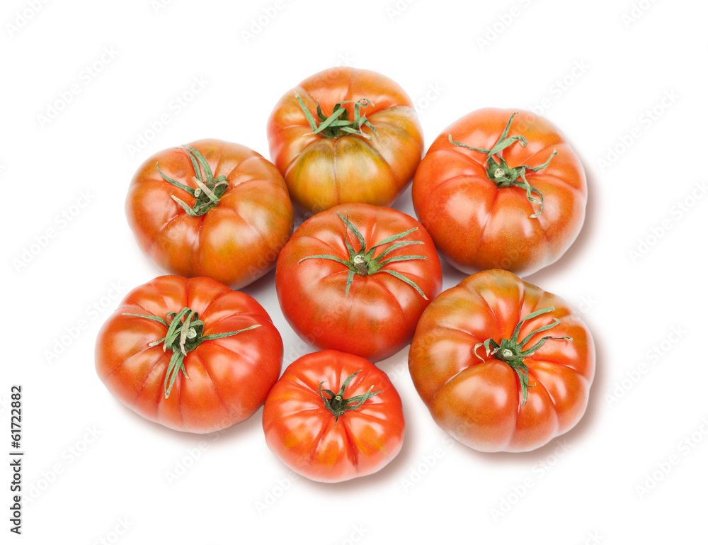 Stacked red tomatoes Stacked red tomatoes