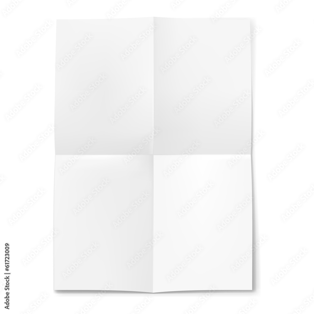 blank-sheet-of-paper-folded-in-four-stock-vector-adobe-stock