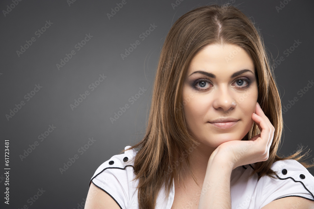 Woman isolated portrait