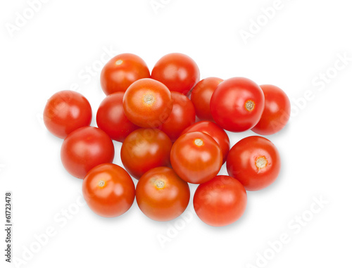 Many small tomatoes