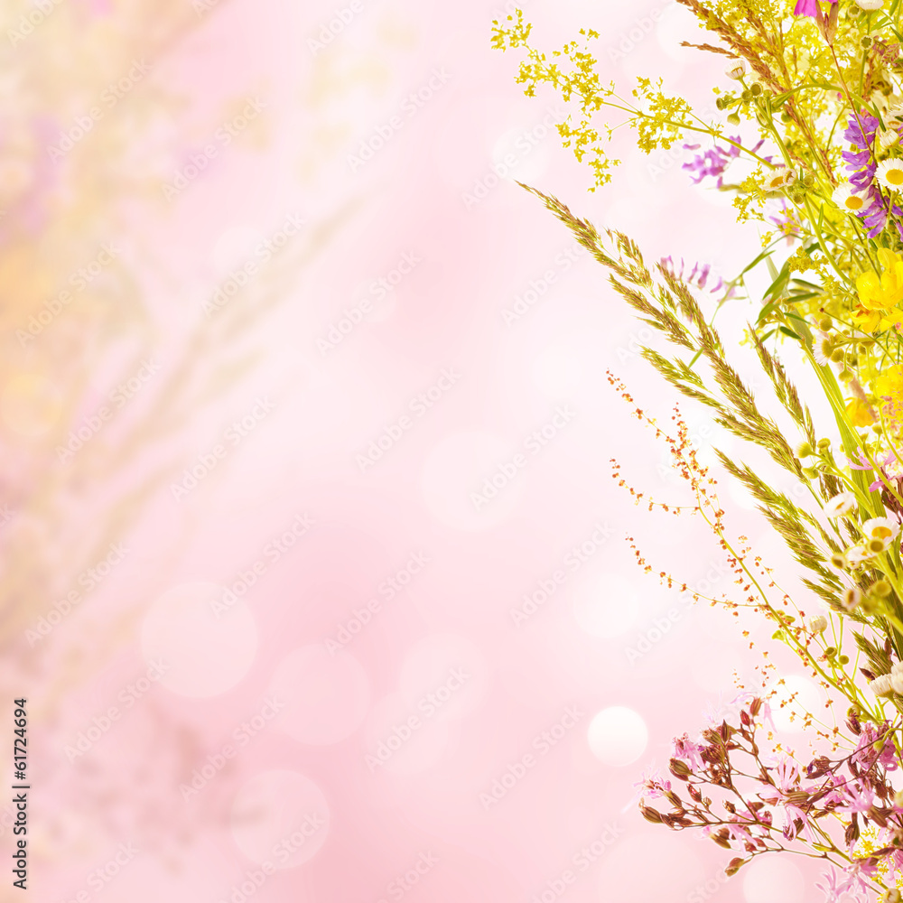 Floral holiday background Floral holiday background