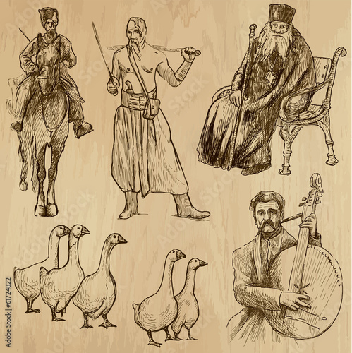 UKRAINE_2. Collection of hand drawn illustrations into vector