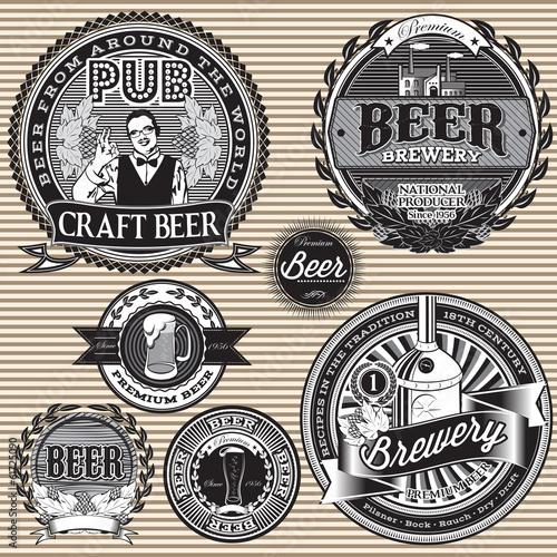 set  retro icons to topic beer