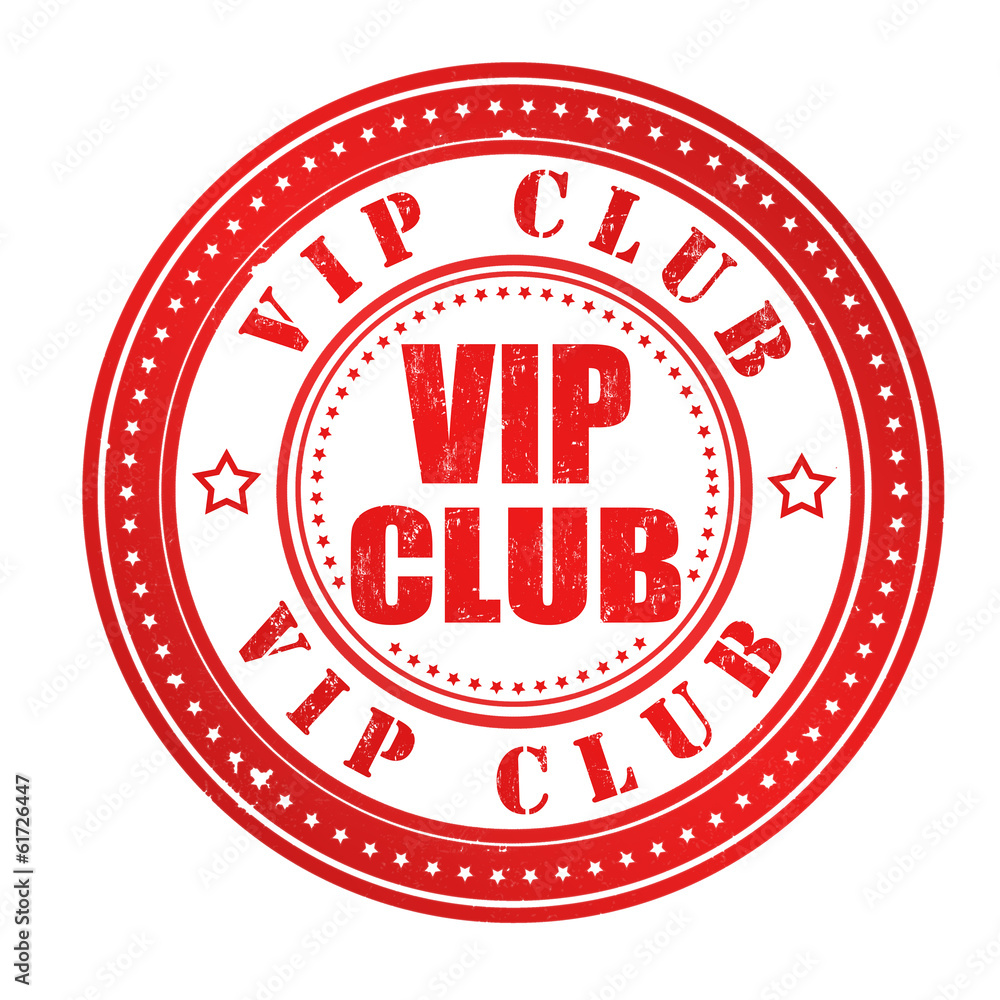 Vip club stamp