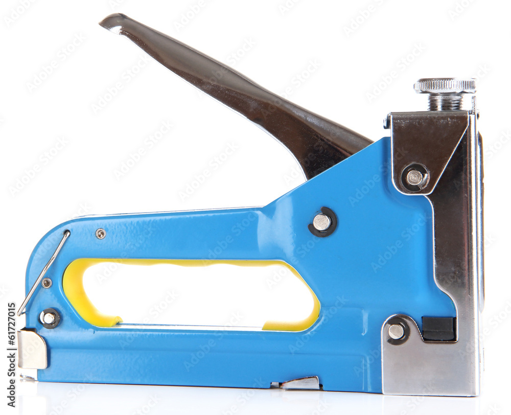Construction stapler isolated on white Construction stapler isolated on white