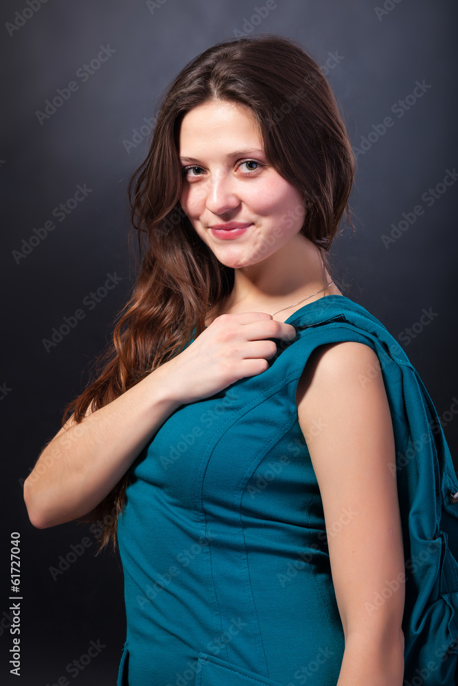 Beauty Portrait. Beautiful woman on a black background Beauty Portrait. Beautiful woman on a black background