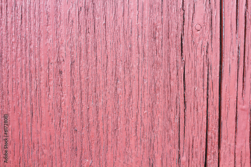 cracked wooden plank, pink background