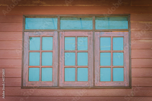 Old wood window