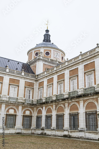 main courtyard of the Palace of Aranjuez, Madrid, Spain