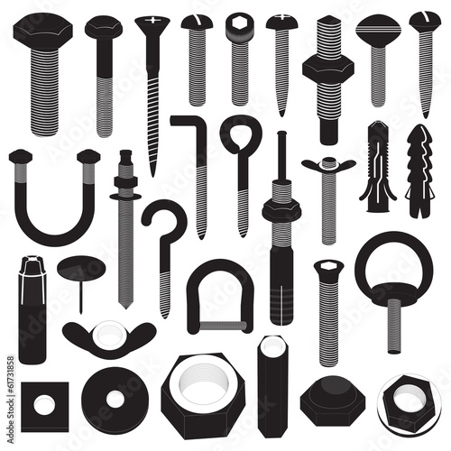 Basic Screws and Nuts Collection photo