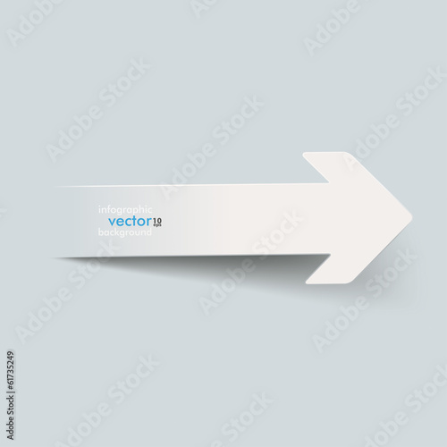 Paper Arrow Direction Right