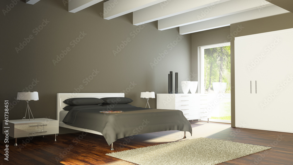 Fototapeta premium 3D Schlafzimmer