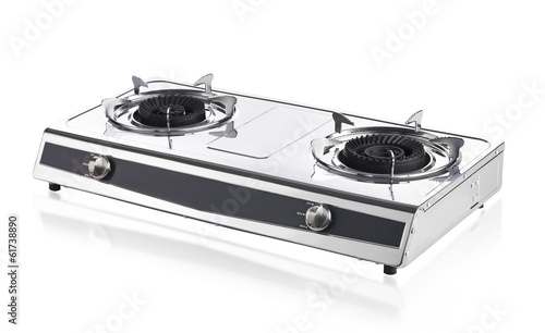 portable gas stove isolated on white background