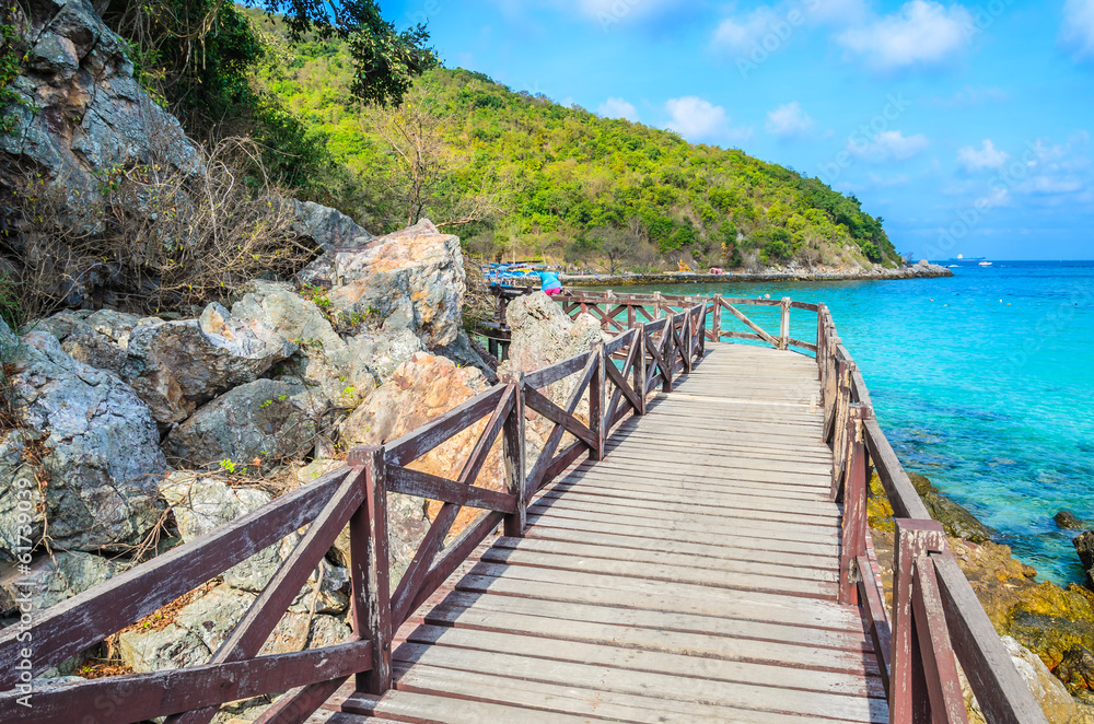 Obraz premium Koh larn beach island at Pattaya Thailand
