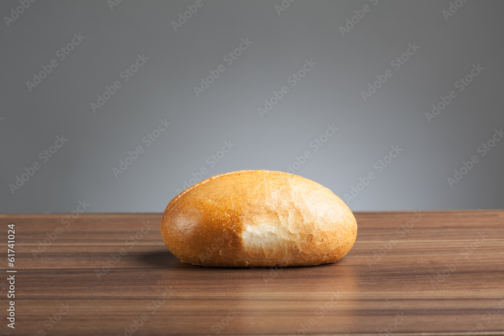 Bread roll on a table