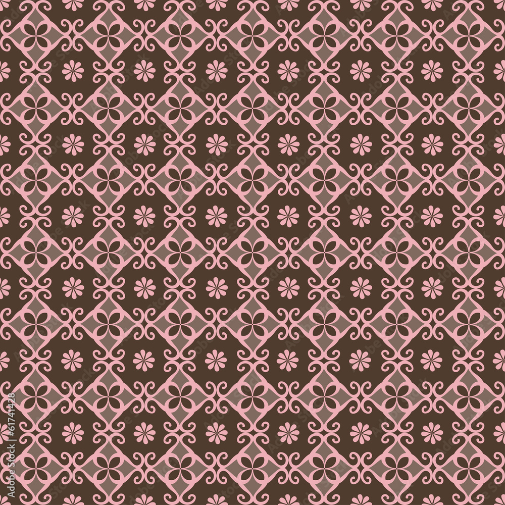 Seamless pattern of abstract ornament Seamless pattern of abstract ornament