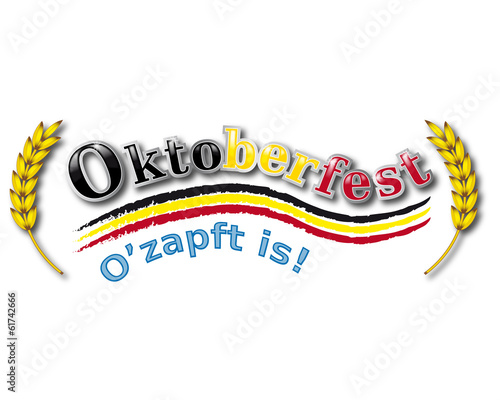 Oktober Fest vector word