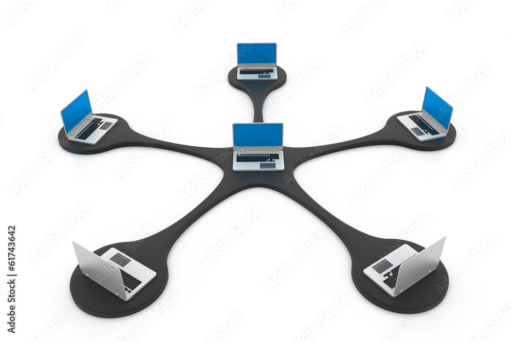 Fototapeta premium Computer network