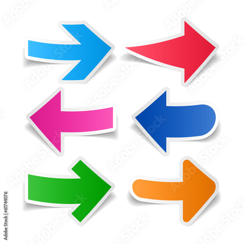 Paper arrows set