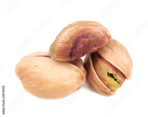 Close up of pistachios.