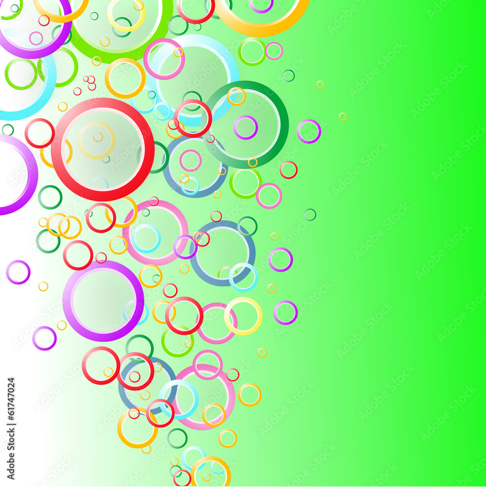 abstract background spring with color circles abstract background spring with color circles