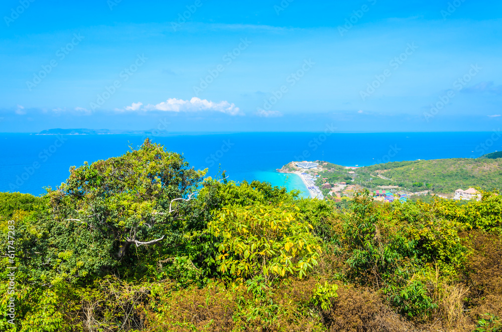 koh larn island tropical beach in pattaya city Thailand koh larn island tropical beach in pattaya city Thailand