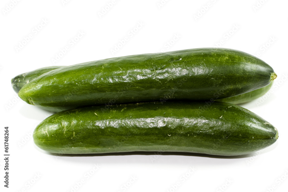 Frische Grüne Salatgurken Frische Grüne Salatgurken