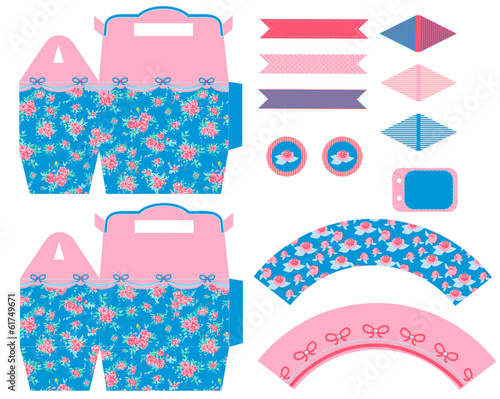 Gift box template
