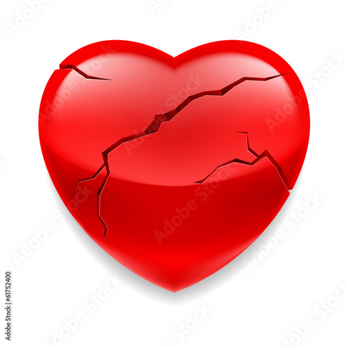Cracked heart
