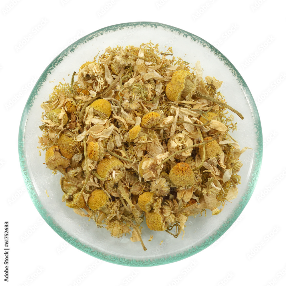 Herbal tea, heap of camomile flowers. Herbal tea, heap of camomile flowers.