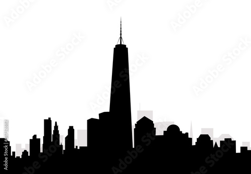 New York Skyline - Vector