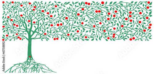 apple trees decoration