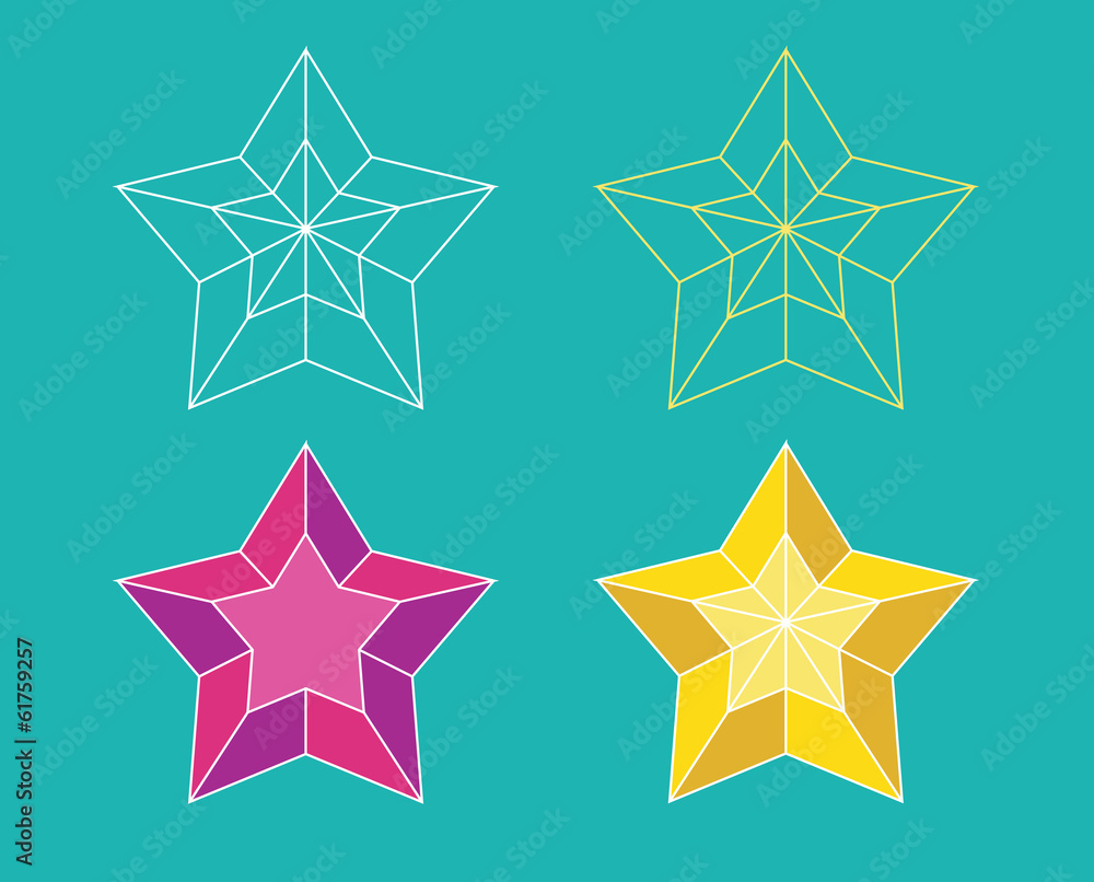 Obraz premium Star pictogram