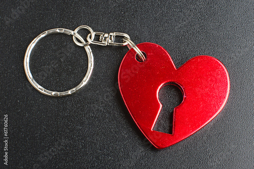 Billede på lærred Love present keyring