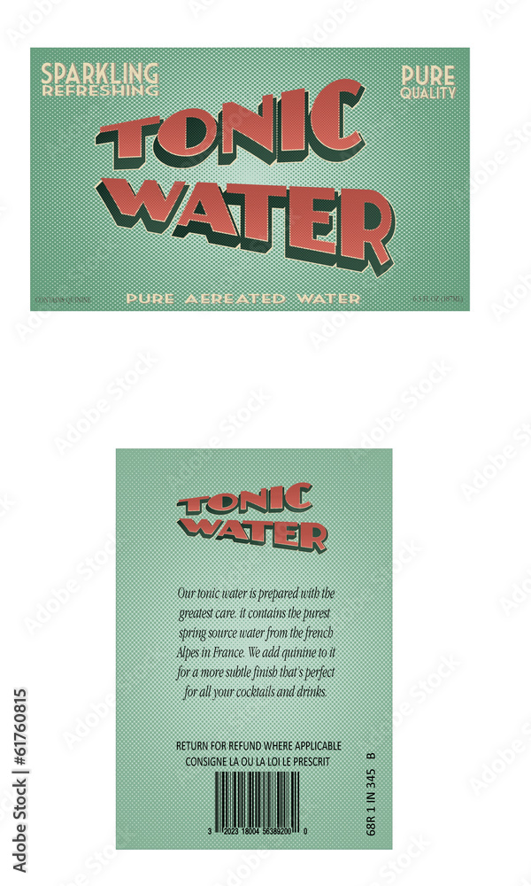 Obraz premium tonic water