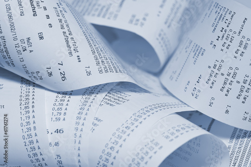 Kassenrolle, Abrechnung.