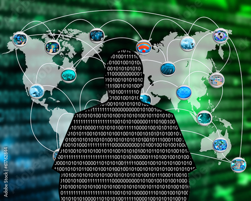 Man - binary code