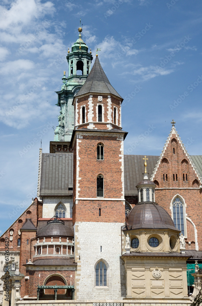 Wawel Royal Castle and Cathedral in Krakow, Poland