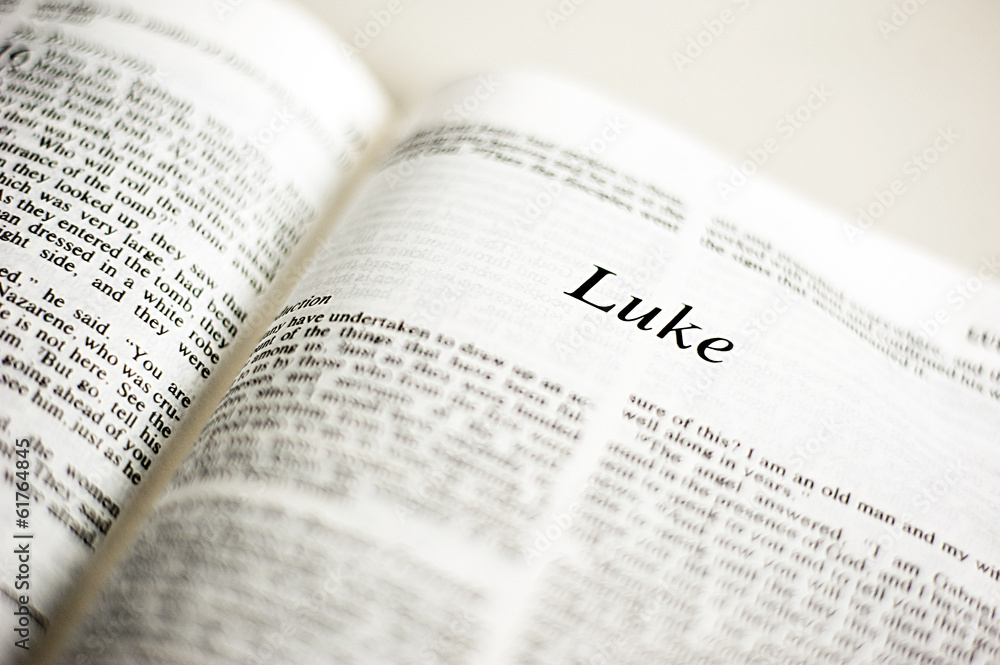 Obraz premium Book of Luke