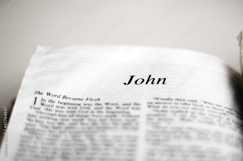 Obraz premium Book of John
