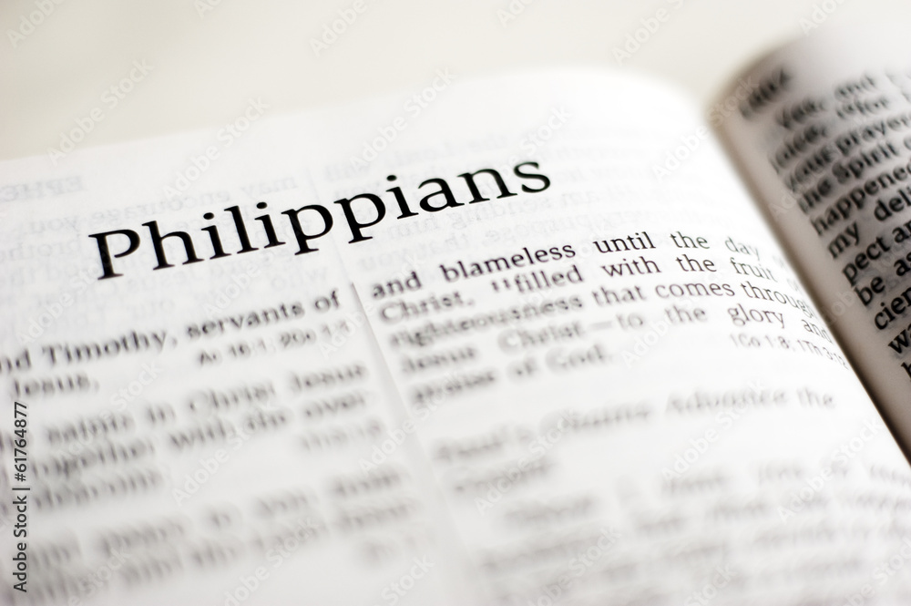 Naklejka premium Book of Philippians