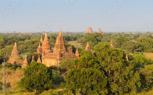 View of ancient temples in Bagan, Myanmar