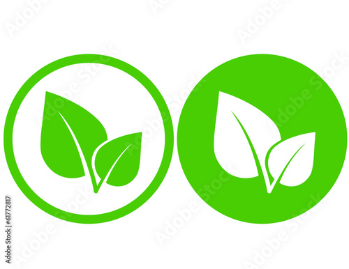 green leaf icons